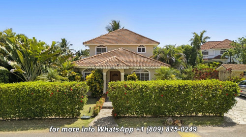 photos for SOSUA: 3-BEDROOM VILLA FOR IMMEDIATE MOVE-IN WITH SPACIOUS LAYOUT ON TWO LEVELS